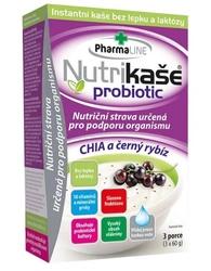 Mogador Nutrikaše probiotic chia a černý rybíz 180g (3x60g)