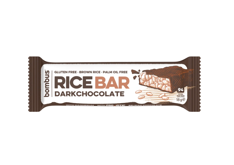 Bombus Rice Bar Dark chocolate 18 g