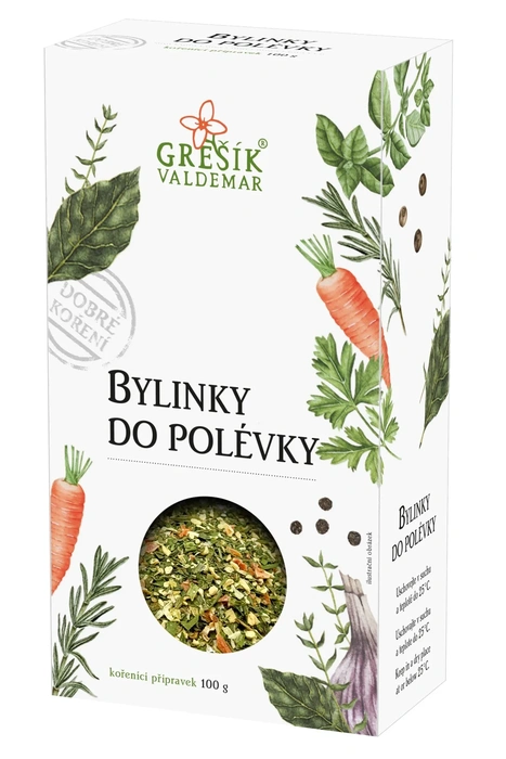 Grešík Koření Bylinky do polévky 100g