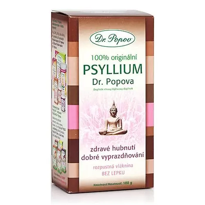 Dr. Popov Psyllium rozpustná vláknina 100 g