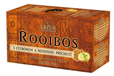 Grešík Rooibos Citrón + Med 20 x 1,5 g