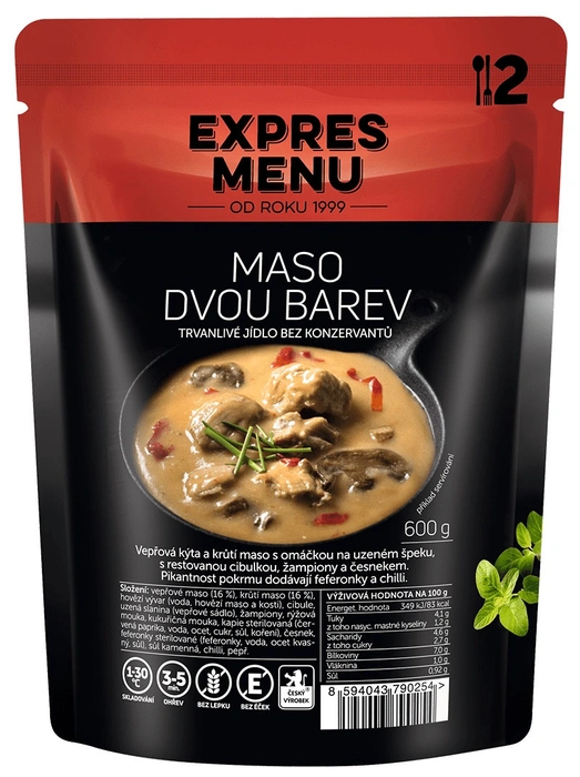 Expres Menu Maso dvou barev 600 g (2 porce)