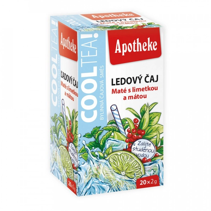 Apotheke COOLTEA Maté s mátou a limetkou 20x2g