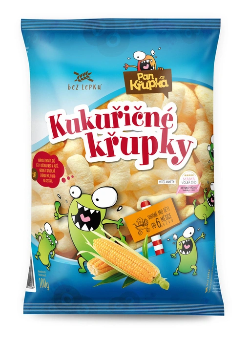 Rej Křupky kukuřičné bez soli 100 g