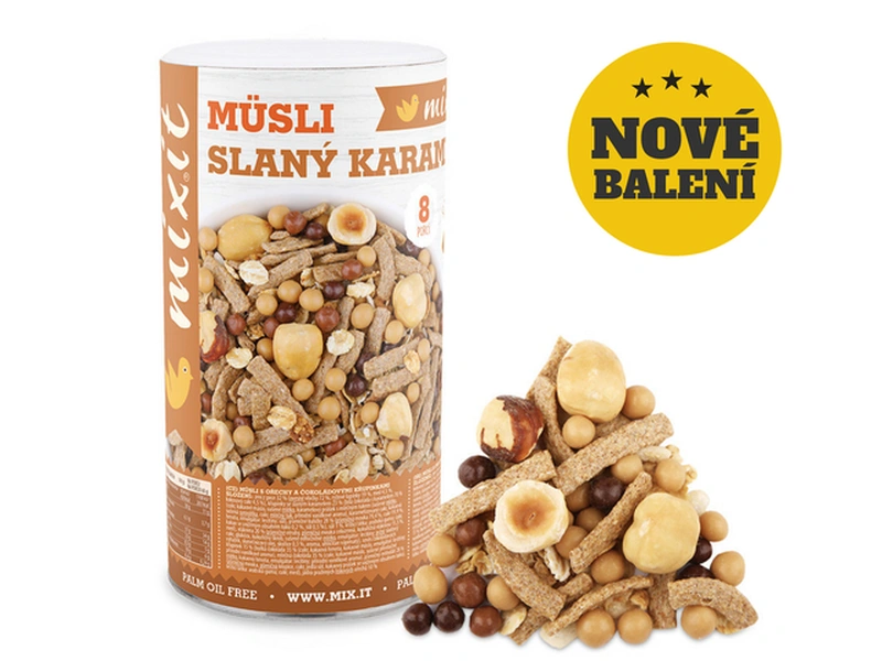 Mixit Müsli Pečený Mixit - Slaný karamel 490g