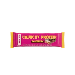 Bombus Crunchy Protein Raspberry tyčinka malinová 50 g