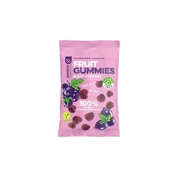 Bombus Fruit Gummies Black currant + Vitamin C černý rybíz želatinové bonbony 35 g