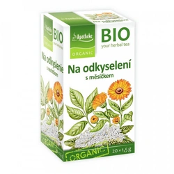 Apotheke BIO Čaj Na odkyselení s měsíčkem 20x1,5g