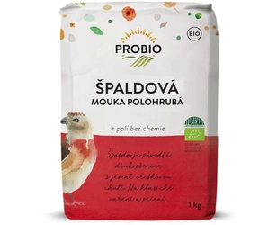 PROBIO Špaldová mouka polohrubá 1 kg BIO