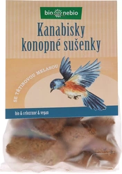 bio*nebio Kanabisky - celozrnné sušenky 130 g BIO