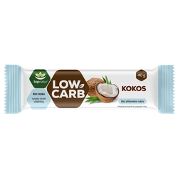 Topnatur Low Carb tyčinka kokos 40 g