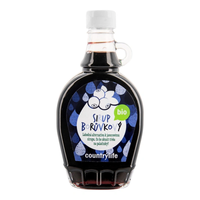 Country Life Sirup borůvkový 0,25 l BIO