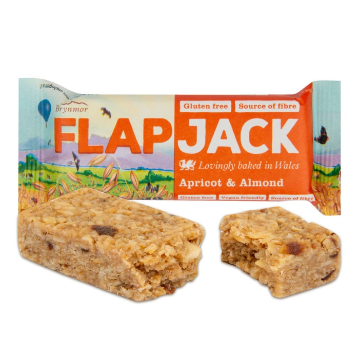 Wholebake Flapjack meruňka a mandle ovesná tyčinka 80 g BLP