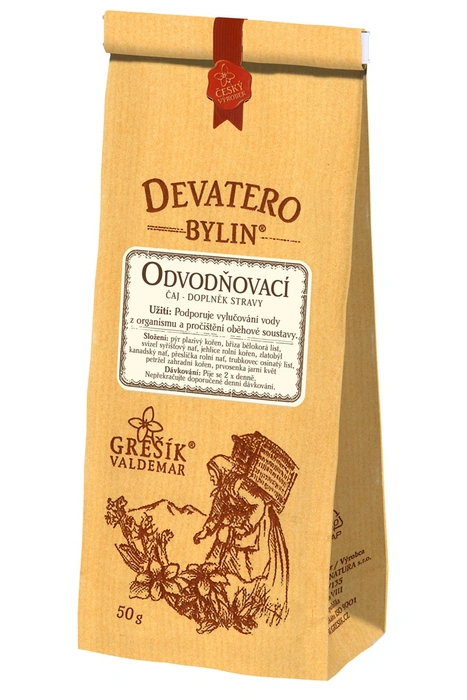 Grešík Devatero bylin Čaj Odvodňovací 50g