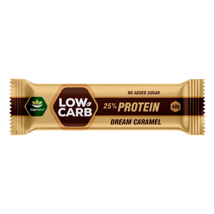 Topnatur Low Carb Proteinová tyčinka Dream Caramel 40 g