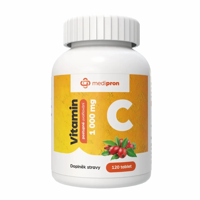 medipron Vitamin C 1000 mg se šípky 120 tablet