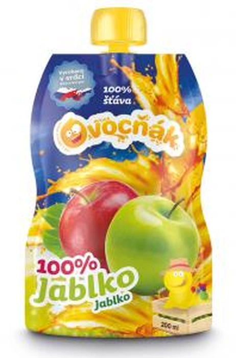 Ovocňák Mošt jablko 100% 200 ml