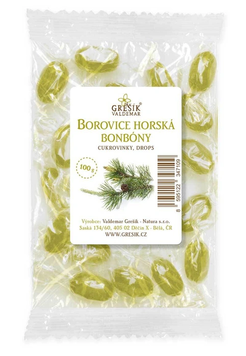 Grešík Bonbony Borovice horská 100 g