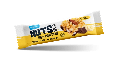 MaxLife Tyčinka Nuts Bar 25% protein čokoláda banán 40 g