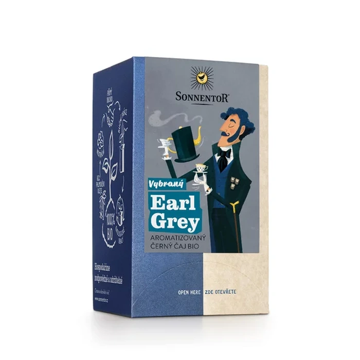 Sonnentor Čaj Earl Grey 18 x 1,5 g BIO