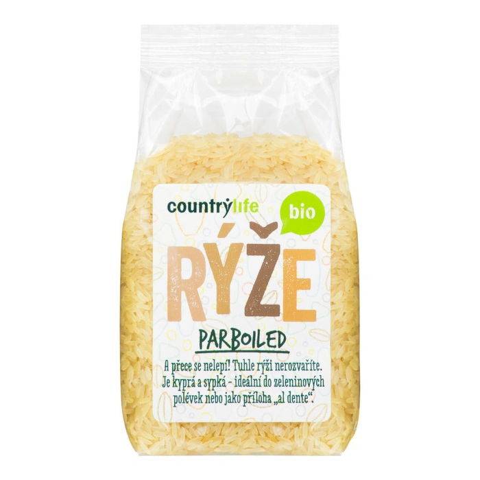 Country Life Rýže parboiled 500g BIO