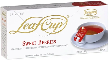 Ronnefeldt LeafCup Sweet Berries čaj sáčky 15 x 2,6 g