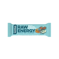 Bombus raw Energy tyčinka slaný karamel a arašídy 50 g