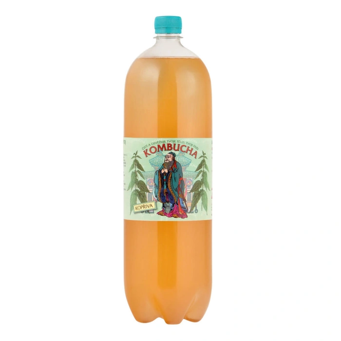 Stevikom Kombucha kopřiva 2 l