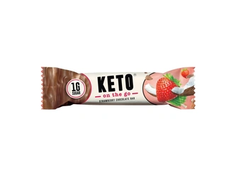 Keto on the go Tyčinka Keto jahodová s čokoládou 35 g