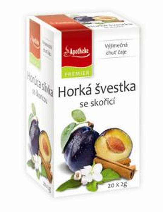 Apotheke Premier Horká švestka se skořicí 20x2 g