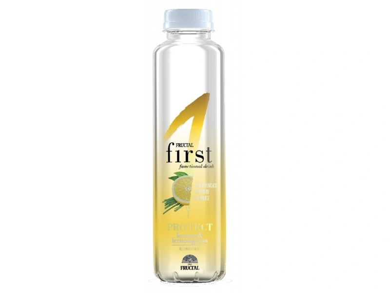 Fructal Funkční voda Protect citron a citronová tráva 500ml