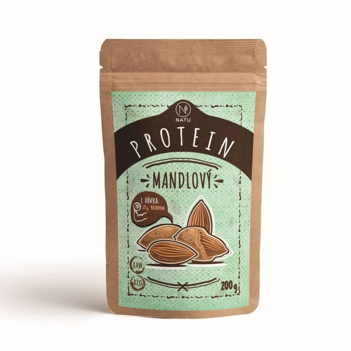 NATU Mandlový protein 200 g BIO