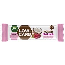 Topnatur Low Carb Tyčinka kokos a malina 40 g