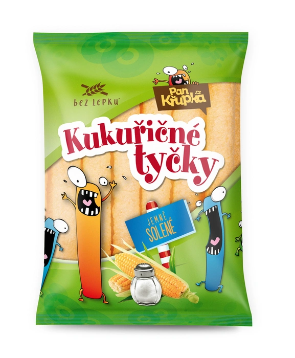 Rej Křupky kukuřičné tyčky jemně solené 60 g