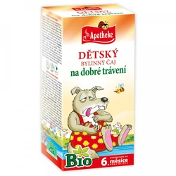 Apotheke Dětský čaj BIO Na dobré trávení 20x1,5g