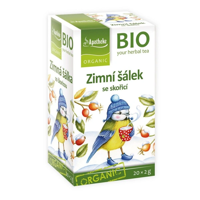 Apotheke BIO Čaj Zimní šálek se skořicí 20 x 2 g