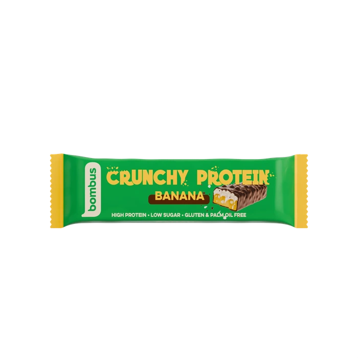 Bombus Crunchy Protein Banana tyčinka banánová 50 g