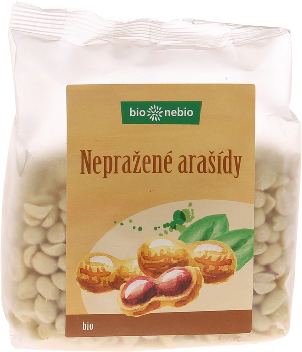 bio*nebio Arašídy loupané nepražené 200 g