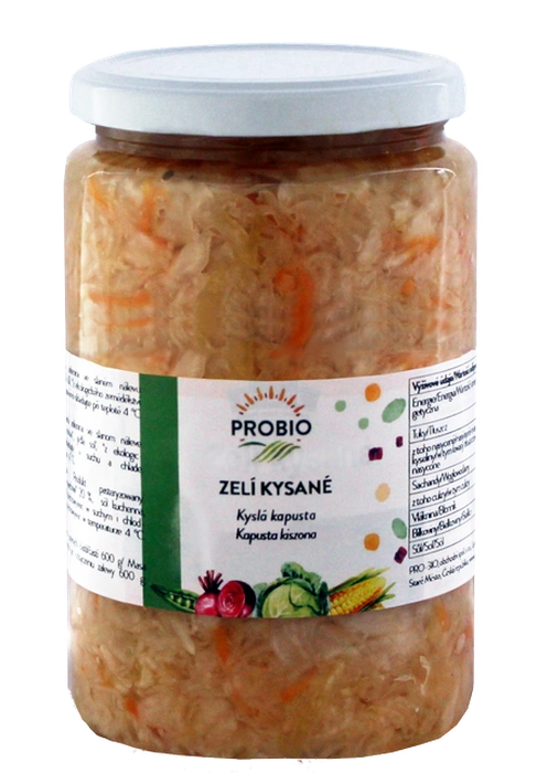 PROBIO Zelí kysané sterilované 750 g BIO