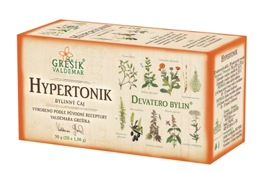 Grešík Devatero bylin Čaj Hypertonik 20x1,5g