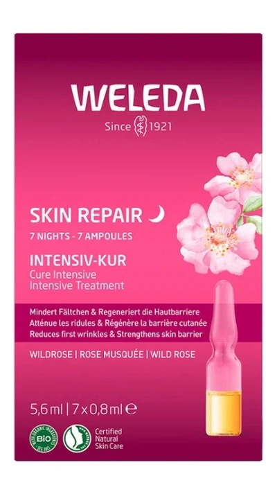 Weleda Skin Repair 7 denní intenzivní kúra Divoká růže 7 x 0,8 ml