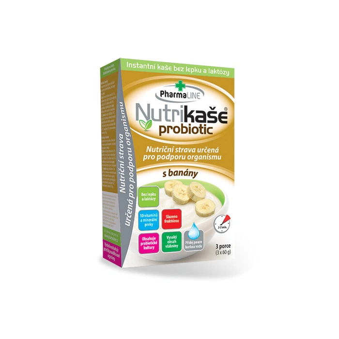 Mogador Nutrikaše probiotic s banány 180g (3x60g)