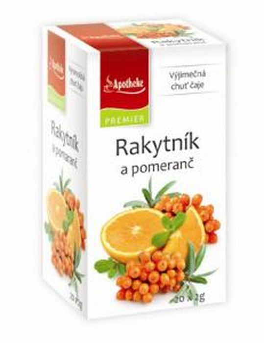 Apotheke Premier Rakytník a pomeranč 20x2 g