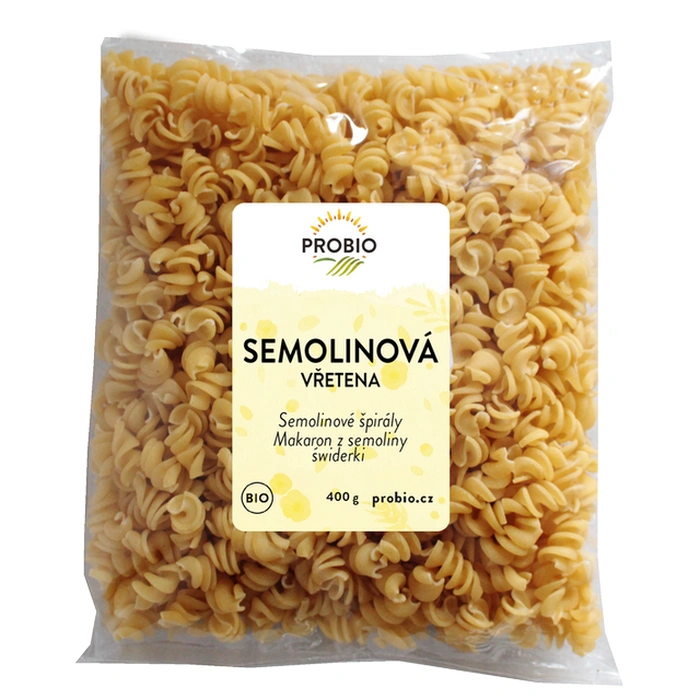 PROBIO Vřetena semolinová 400 g BIO