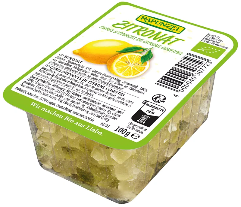 Rapunzel Kandovaná citronová kůra 100g BIO