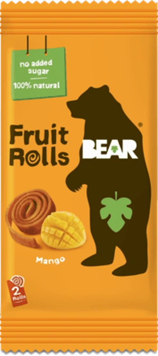 Yoyo Bear Fruit Rolls mango ovocné rolované plátky 20 g