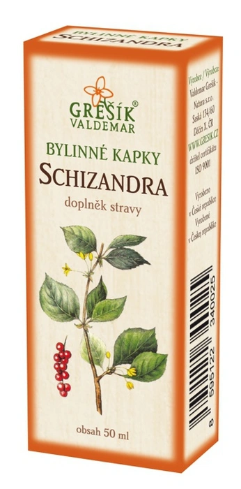 Grešík Bylinné kapky Schizandra 50ml