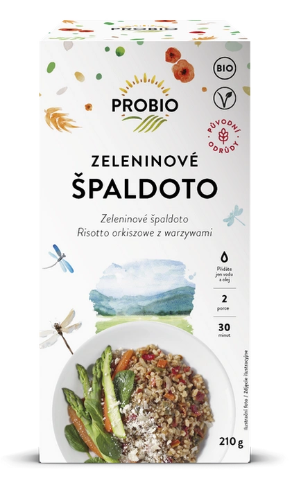 PROBIO Zeleninové špaldoto 210g BIO