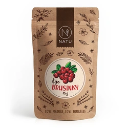 NATU Lyofilizované brusinky 45 g