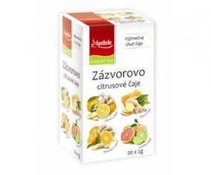 Apotheke Premier Zázvorovo citrusové čaje 4v1 20x2 g